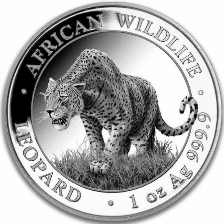 Srebrna moneta: African Wildlife: Leopard 1 oz 2023
