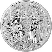 Srebrna moneta  Alegorie: Galia  i Germania  1 oz 2023