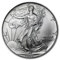 Srebrna moneta   Amerykański   Orzeł   1 oz   1993