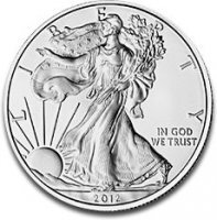 Srebrna moneta   Amerykański   Orzeł   1 oz    2012