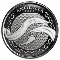 Srebrna moneta Anguilla: Eel 1 oz 2022