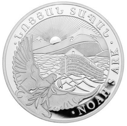 Srebrna moneta  Arka Noego  10 oz 2022