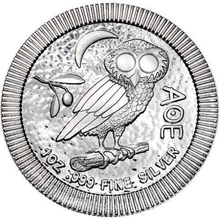 Srebrna moneta Ateńska Sowa / Athenian Owl    1 oz   2017