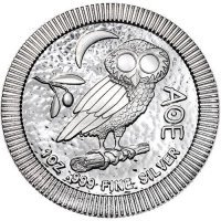 Srebrna moneta Ateńska Sowa / Athenian Owl    1 oz   2018