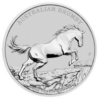 Srebrna moneta Australijski Koń / Brumby  1 oz  2021