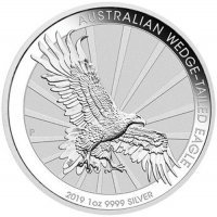 Srebrna moneta Australijski  Orzeł  / Wedge-tailed Eagle  1 oz  2019
