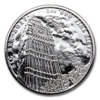 Srebrna moneta Big Ben / Landmarks of Britain    1 oz   2017 r