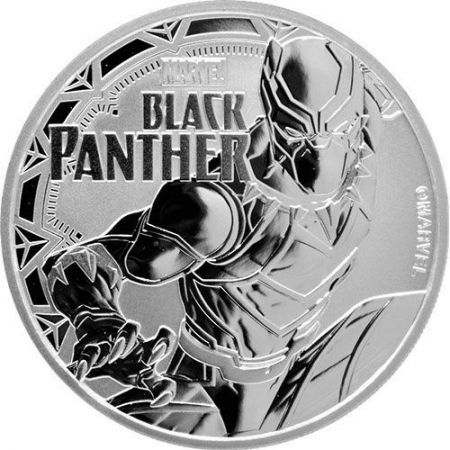 Srebrna moneta BLACK PANTHER, Marvel 1 oz   2018 r