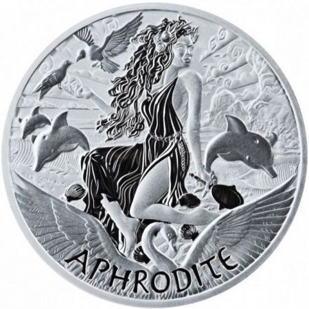 Srebrna moneta Bogowie Olimpu: Afrodyta  2022