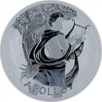 Srebrna moneta Bogowie Olimpu- Apollo  1 oz 2023