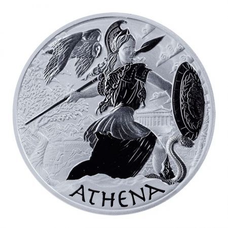 Srebrna moneta Bogowie Olimpu: Atena  2022