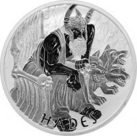Srebrna moneta  Bogowie Olimpu - HADES  5 oz 2021