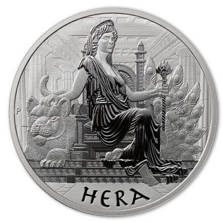 Srebrna moneta Bogowie Olimpu: Hera  2022