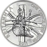 Srebrna moneta Britannia  1 oz  2011