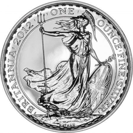 Srebrna moneta Britannia  1 oz 2012
