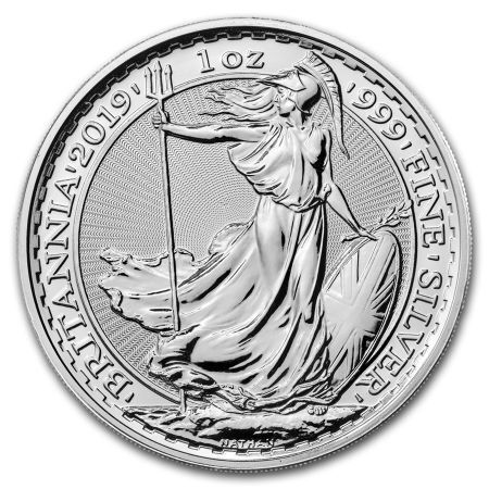 Srebrna moneta Britannia  1 oz   2019 r
