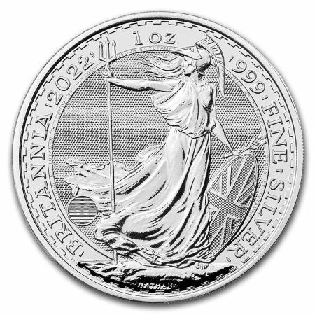 Srebrna moneta Britannia  1 oz   2022