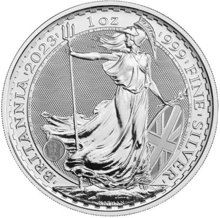 Srebrna moneta Britannia  Elżbieta  1 oz   2023