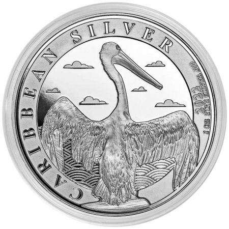 Srebrna moneta Caribbean Pelican 1 oz 2022