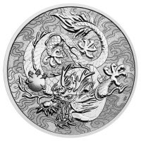 Srebrna moneta Chinese Myths - Dragon   1 oz  2021