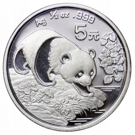 Srebrna moneta Chińska Panda 1/2 oz 1994