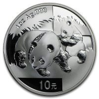 Srebrna moneta  Chińska Panda  1 oz  2008