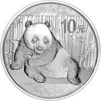 Srebrna moneta  Chińska Panda - 1 uncja  2015