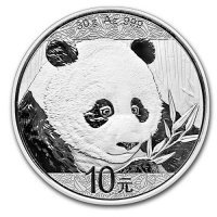 Srebrna moneta  Chińska Panda - 30 gramów    2018  r.