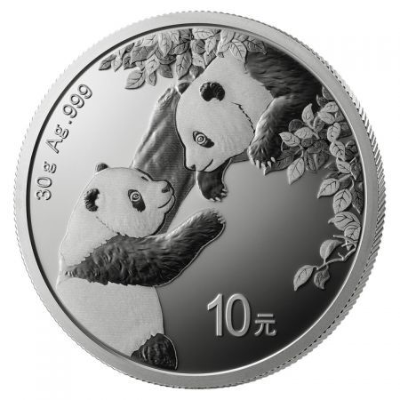 Srebrna moneta  Chińska Panda - 30 gramów    2023