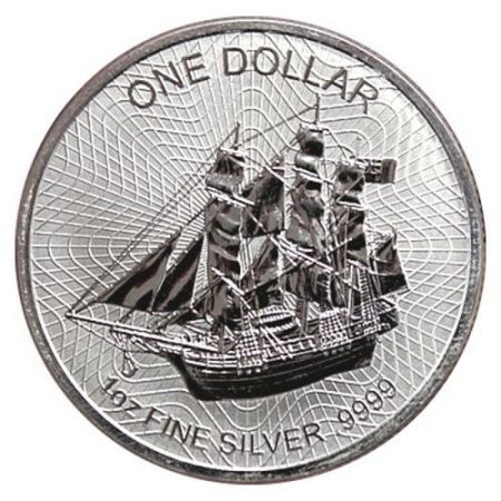 Srebrna moneta  Cook Bounty  1 oz    2021