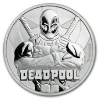 Srebrna moneta DEADPOOL, Marvel 1 oz   2018 r