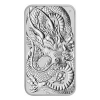 Srebrna moneta   Dragon  1 oz   2021 (patyna)