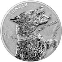 Srebrna moneta Germania Beasts: FENRIR 1 oz 2022