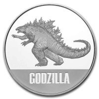 Srebrna moneta  Godzilla , Niue 2021