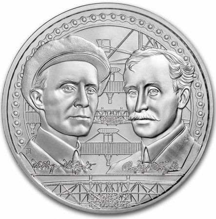 Srebrna moneta Icons of Inspiration: Wright Brothers 1 oz 2022