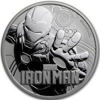 Srebrna moneta IRON MAN, Marvel 1 oz   2018 r