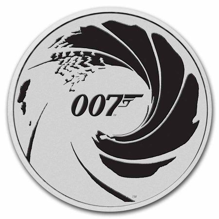 Srebrna moneta  James Bond 007  1 oz   2020