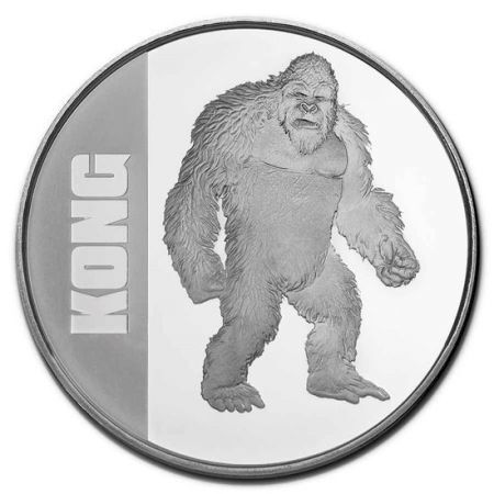Srebrna moneta  King Kong  , Niue 2021