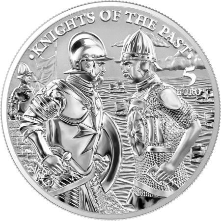 Srebrna moneta Knights of The Past (2.)  , Malta 1  oz  2022