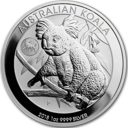 Srebrna moneta  Koala 1 oz   2018  (Privy Dog)