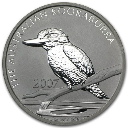 Srebrna moneta Kookaburra  1 oz   2007