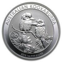 Srebrna moneta Kookaburra  1 oz   2013 (Privy Snake)
