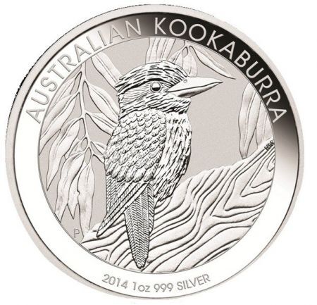 Srebrna moneta Kookaburra  1 oz   2014