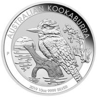 Srebrna moneta Kookaburra  10  oz   2019  r