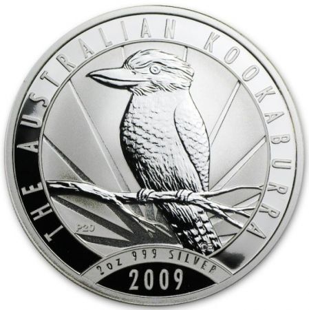 Srebrna moneta Kookaburra  2 oz 2009