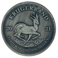 Srebrna moneta  Krugerrand  1 oz  2021 Antique