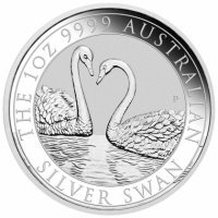 Srebrna moneta Łabędź / Swan 1 oz 2022