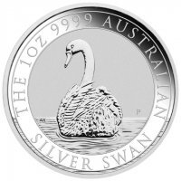 Srebrna moneta Łabędź / Swan 1 oz 2023
