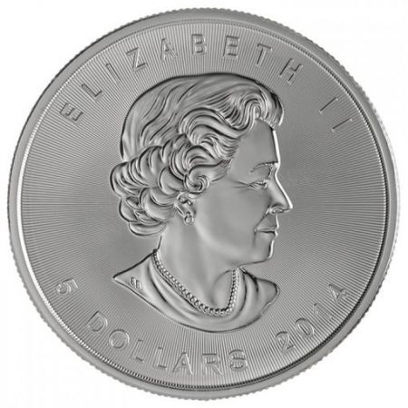 Srebrna moneta  Liść Klonu   (Maple Leaf)   1 oz   2014