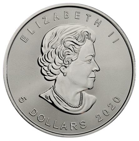 Srebrna moneta  Liść Klonu   (Maple Leaf)      1 oz   2020  r